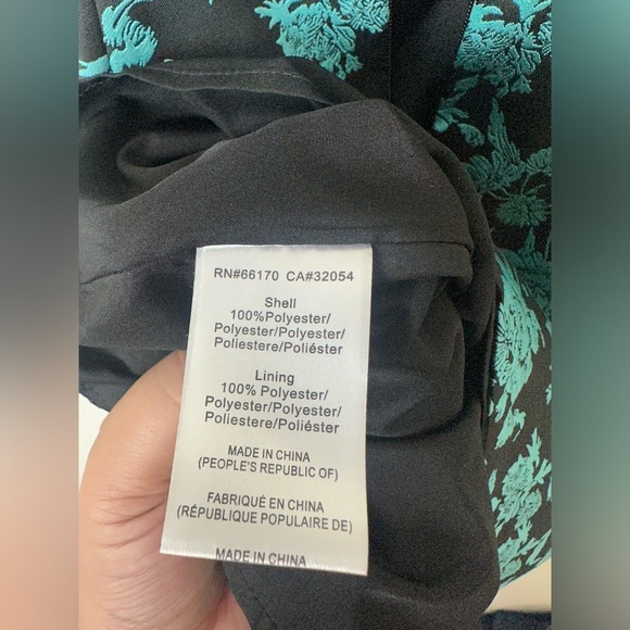 Anthropologie Hutch Floral Jacquard Cut-Out Mini Dress Size 14 - Picture 11 of 12